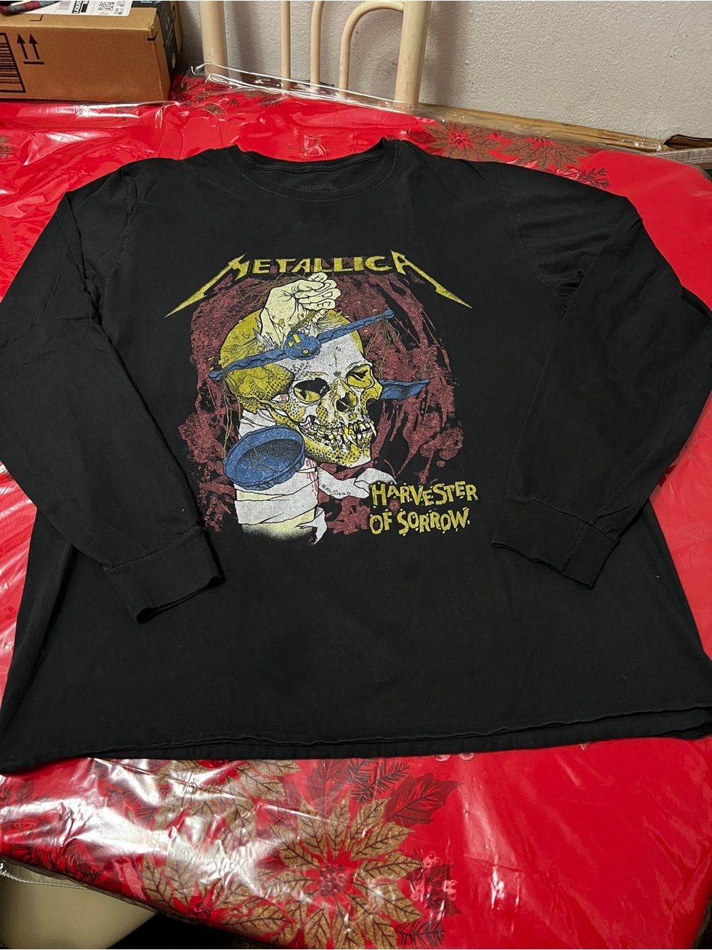 Metallica : Harvester Of Sorrow -Tour 1988 (2021) Long Sleeve Men’s Sz XL